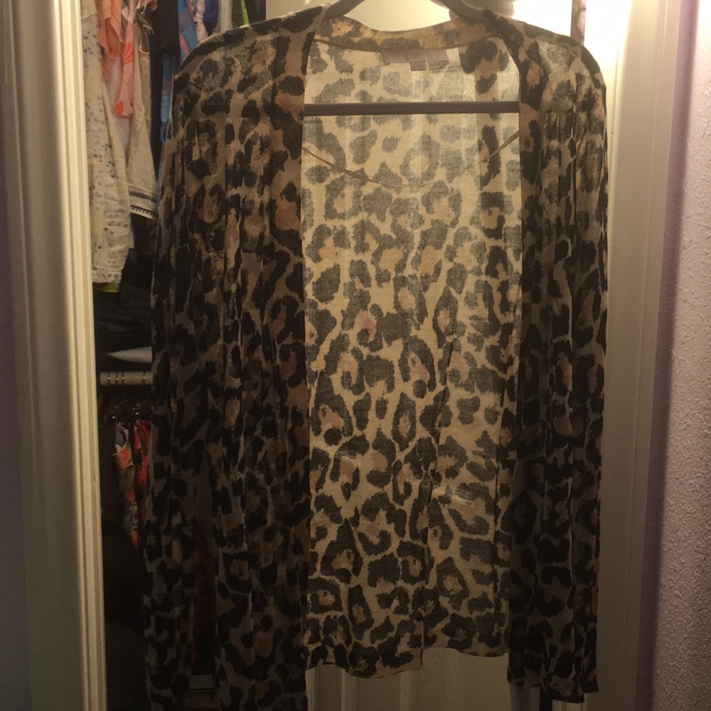 Animal print sweater
